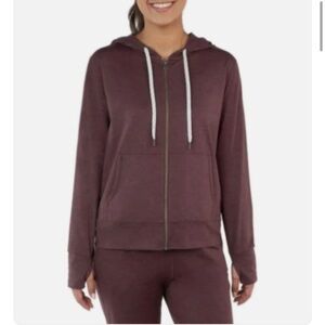 Kirkland Signature Women's Lightweight Full-Zip Hooded Jacket